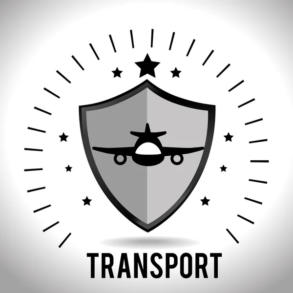 Όχημα μεταφοράς εικονίδιο — Διανυσματικό Αρχείο