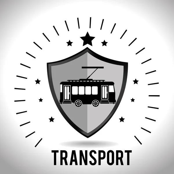 Fordonets transport ikonen — Stock vektor