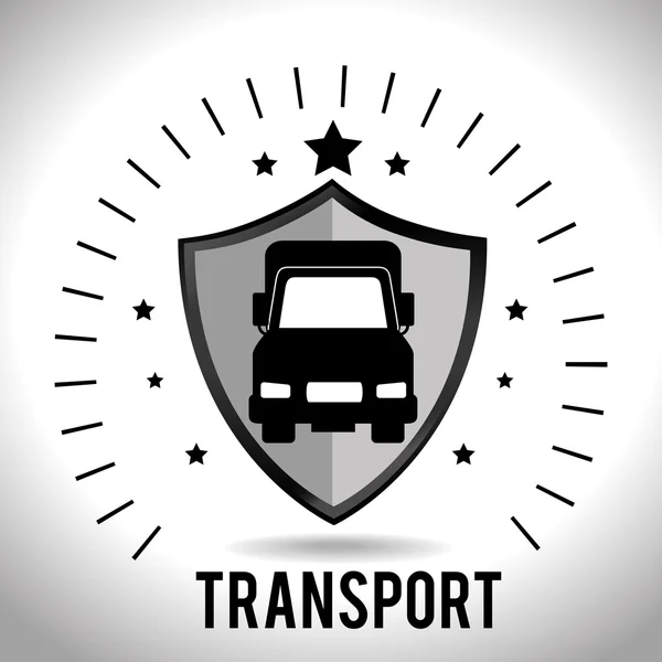 Fordonets transport ikonen — Stock vektor