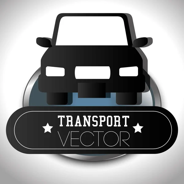 Icône de transport de véhicule — Image vectorielle