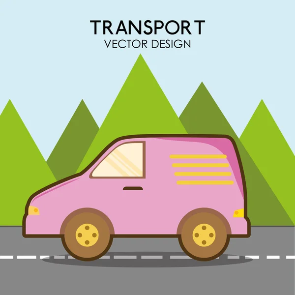 Icono de transporte del vehículo — Vector de stock