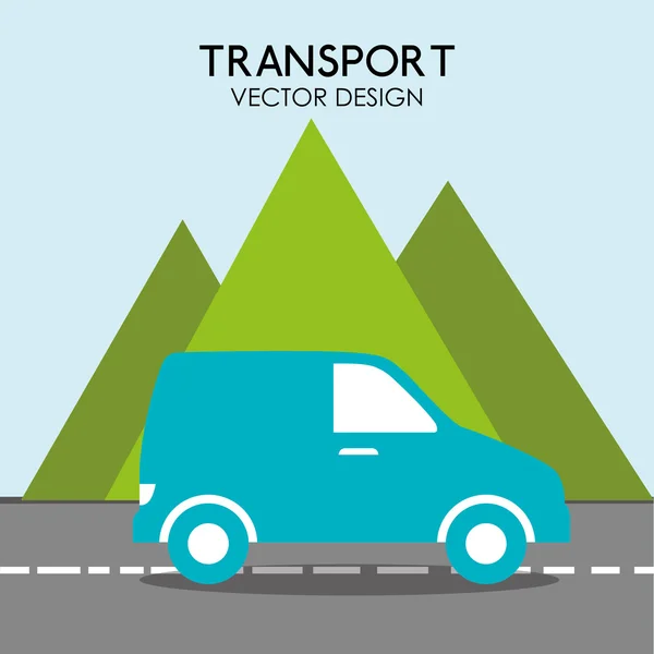 Ikona dopravní vozidla — Stockový vektor