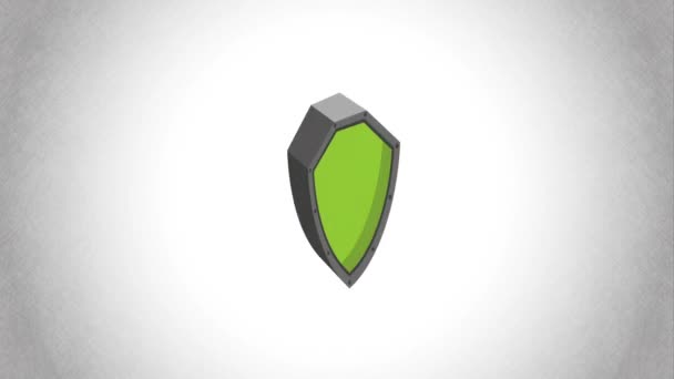 Design für Cybersicherheit — Stockvideo