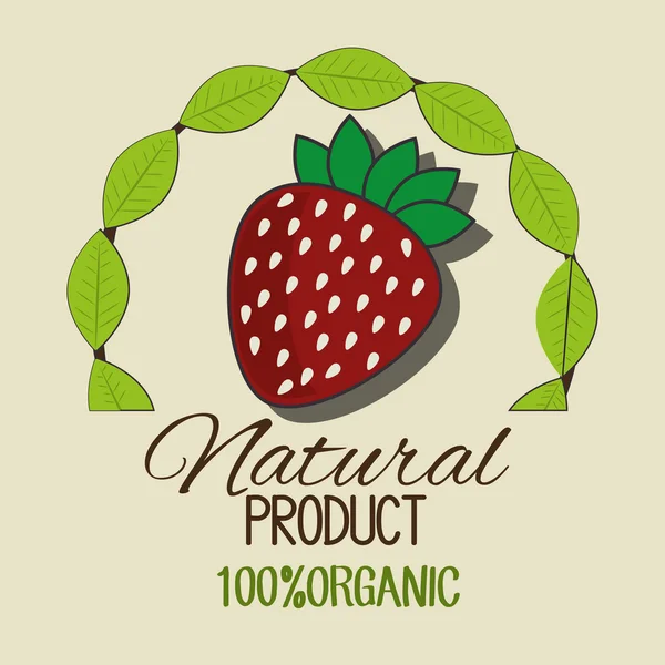 Naturlig mat produkt — Stock vektor