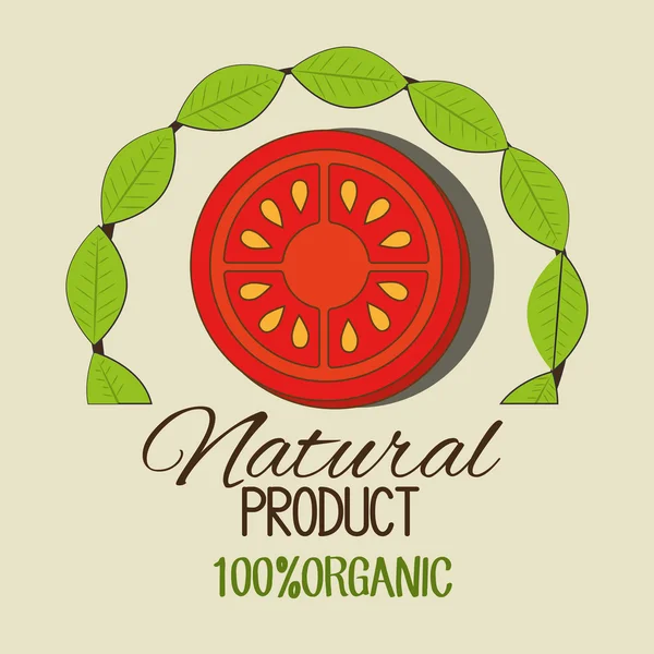 Natural food product — Stock Vector