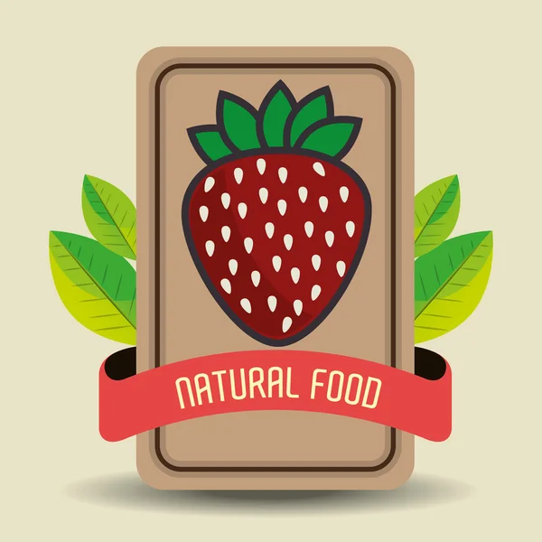 Natural food product — Stock Vector