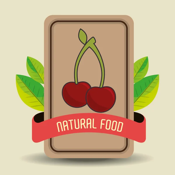 Produits alimentaires naturels — Image vectorielle