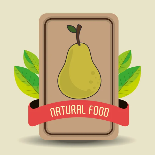 Natürliches Nahrungsmittel — Stockvektor