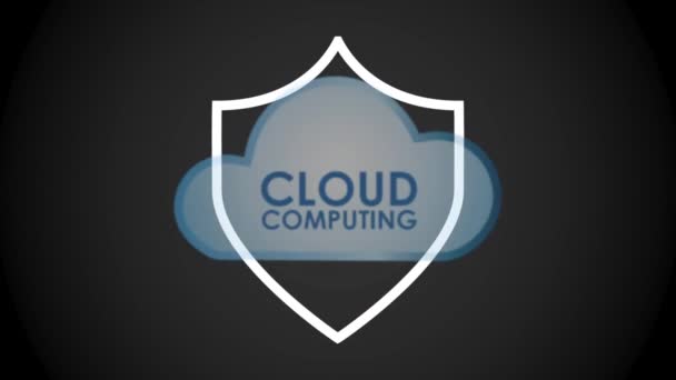 Progettazione cloud computing — Video Stock