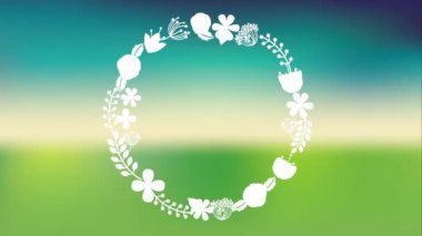 çiçek arka plan tasarımı