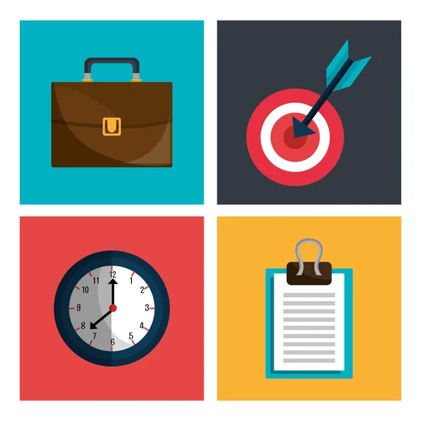 Time managament and business — Stock Vector