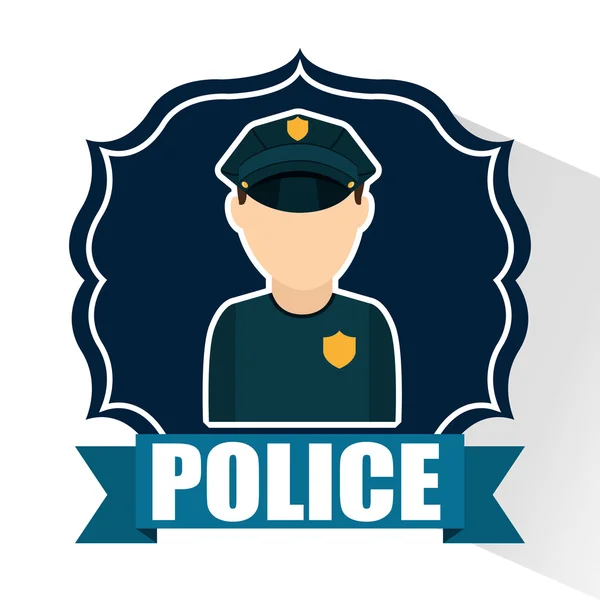 Diseño de la policía estatal — Vector de stock