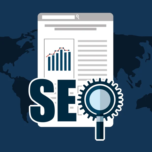 Zoekmachine optimalisatie — Stockvector