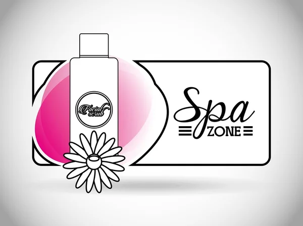 Spa zone design — Stock Vector