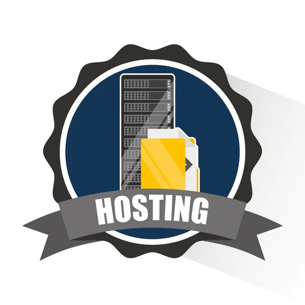 Web tasarım hosting — Stok Vektör