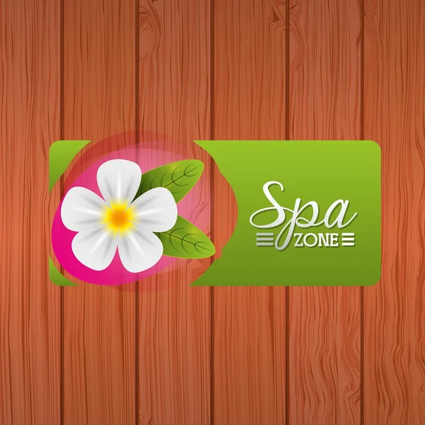 Spa zone design — Stock Vector