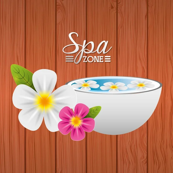 Spa zone design — Stock Vector