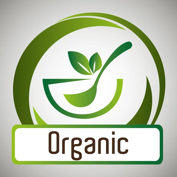 Organik gıda grafik — Stok Vektör