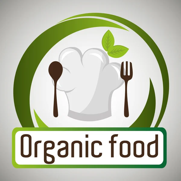 Organic food graphic — Stock Vector