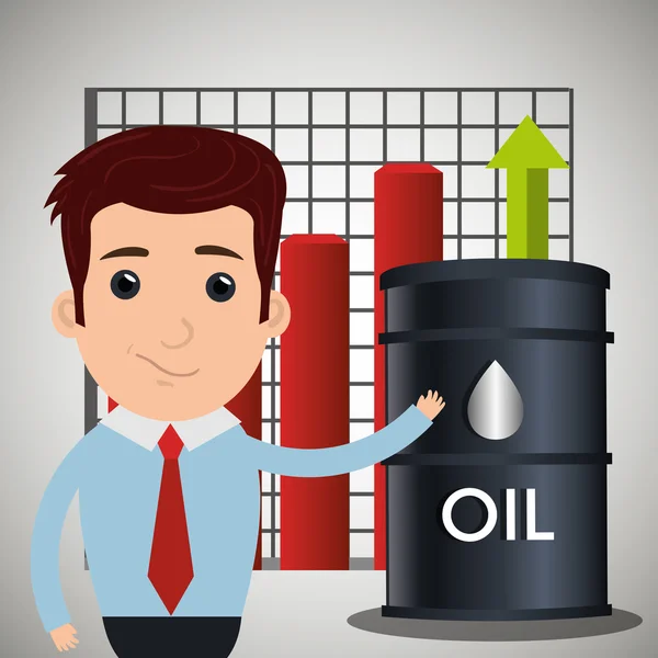 石油や石油ビジネス — ストックベクタ