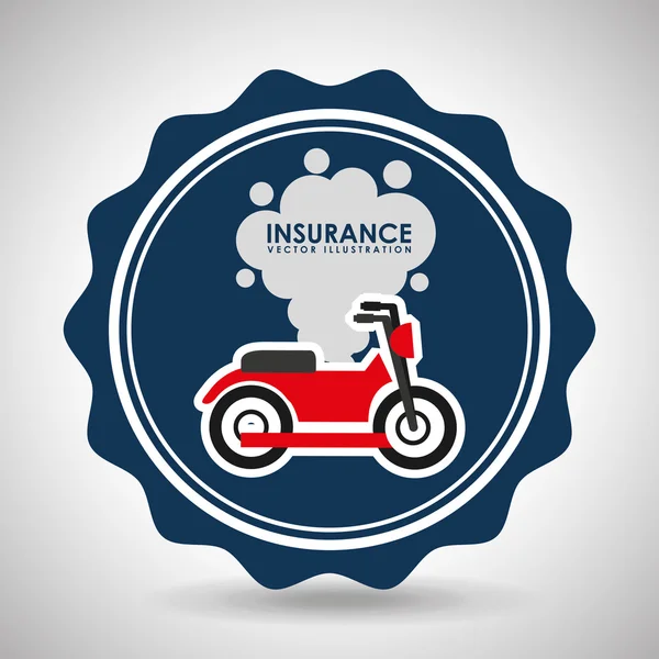 Insurance company design — Stock Vector