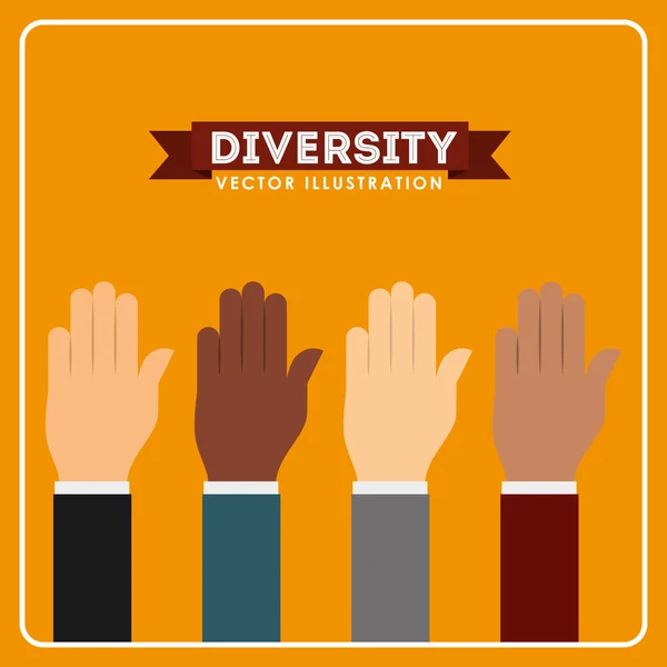 Diversity people design — Stock Vector