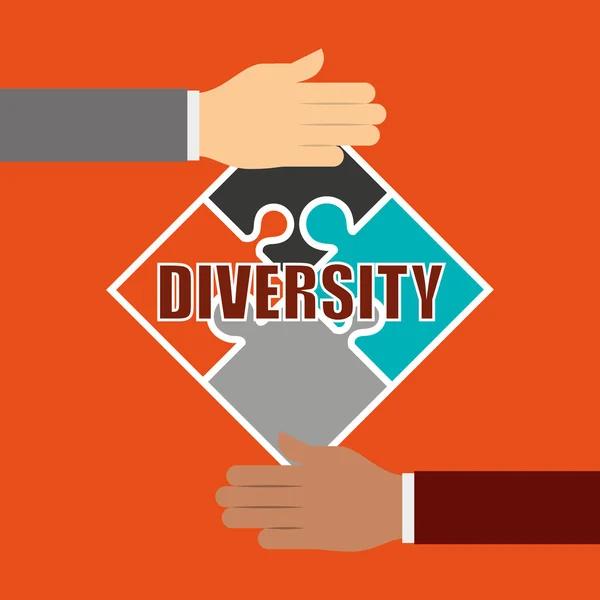 Diversity people design — Stock Vector