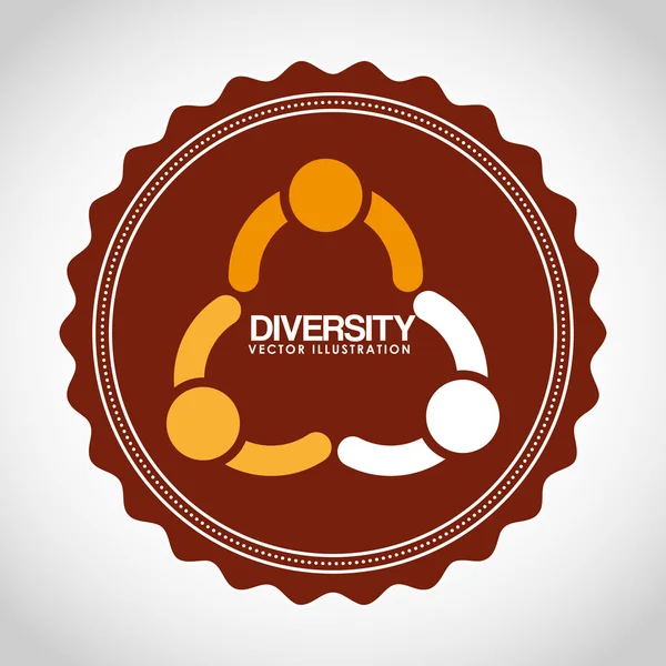 Diversidade pessoas design —  Vetores de Stock