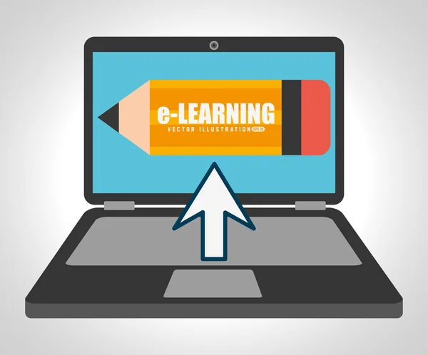 Konzeption von E-Learning — Stockvektor