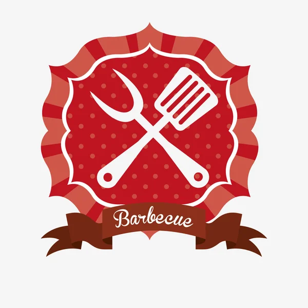 Leckeres Grilldesign — Stockvektor