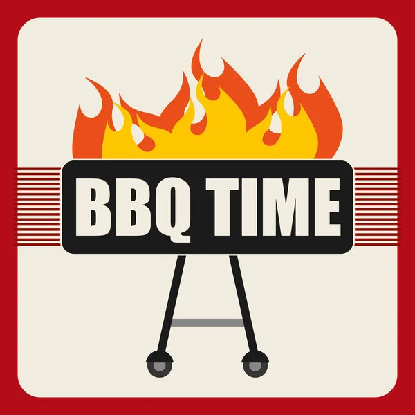 Heerlijke barbecue ontwerp — Stockvector