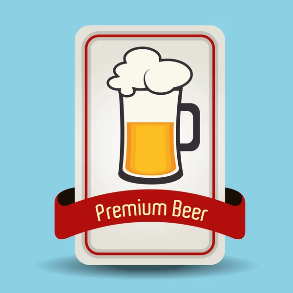 Gráfico de cerveja premium —  Vetores de Stock