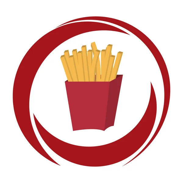 Heerlijk fastfood — Stockvector