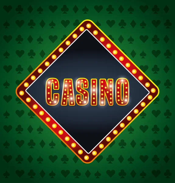 Casino spel design — Stock vektor