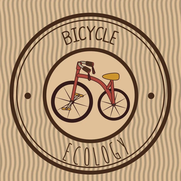 Jeździć na rowerze projekt graficzny — Wektor stockowy
