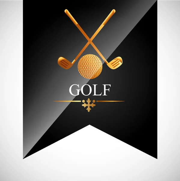 Golf championship design — Stock Vector