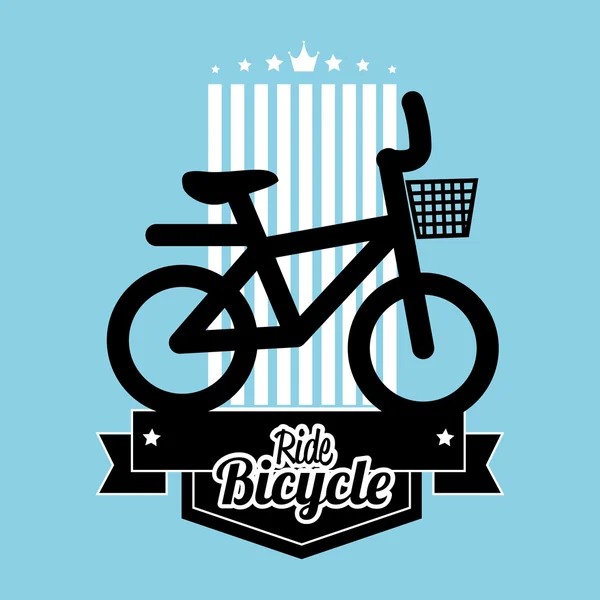 Andar de bicicleta — Vetor de Stock