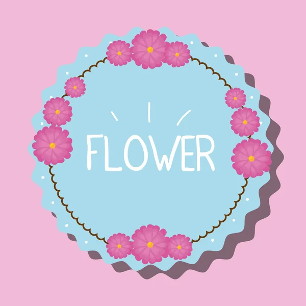 Fleurs graphisme — Image vectorielle
