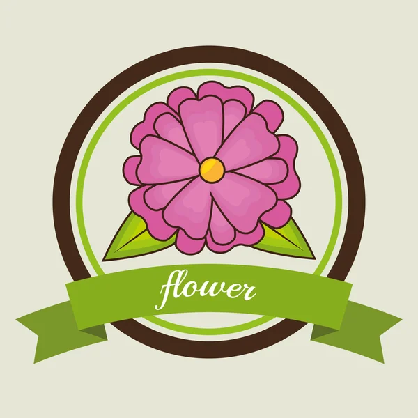 Flores diseño gráfico — Vector de stock