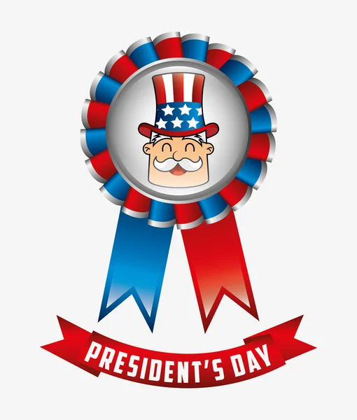 Diseño día presidentes — Archivo Imágenes Vectoriales
