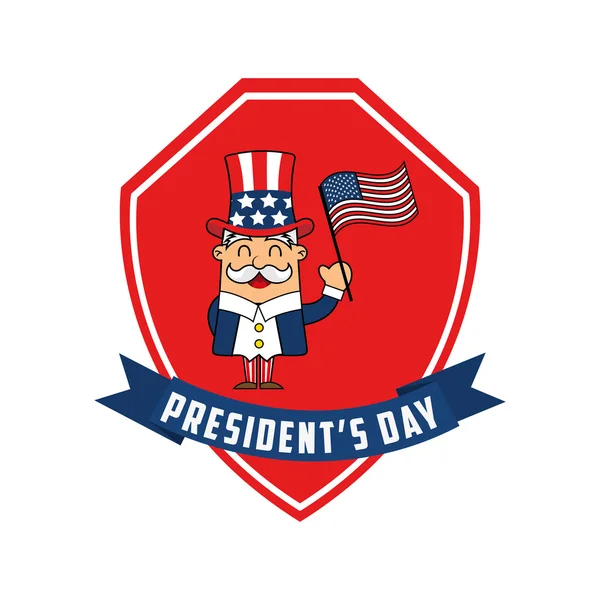 Presidents day design — Stock Vector