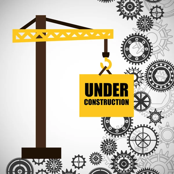 Under construction design — Stock Vector