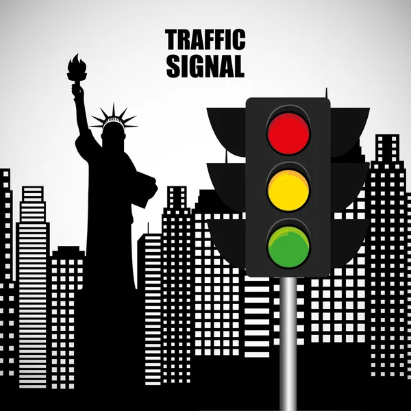 Trafik işareti tasarım — Stok Vektör
