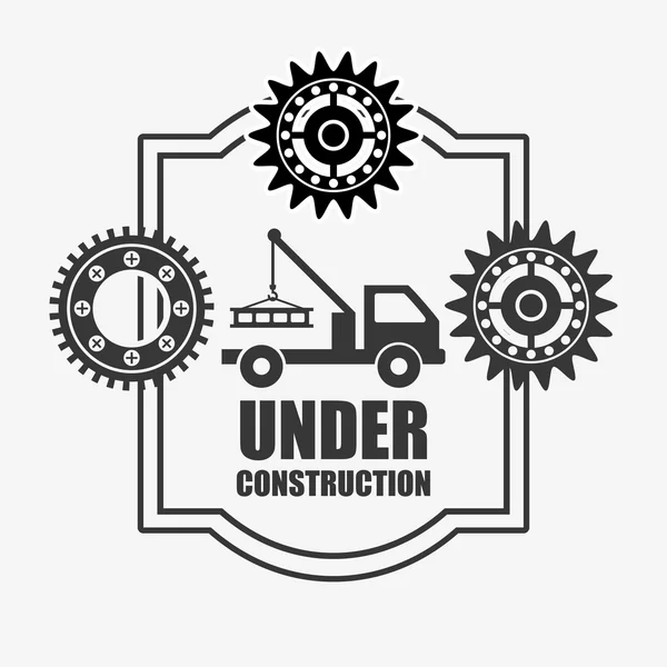 Under construction design — Stock Vector