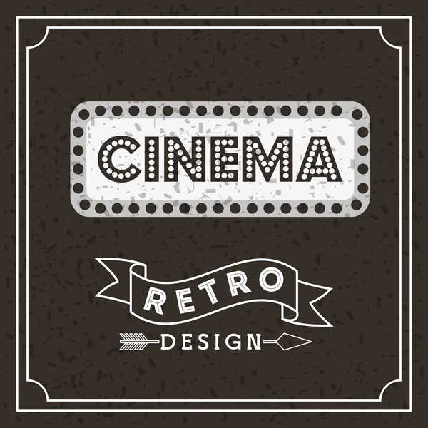 Design di intrattenimento cinematografico — Vettoriale Stock