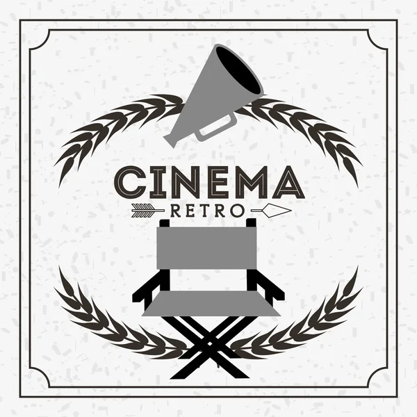 Cinéma divertissement design — Image vectorielle