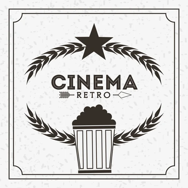 Cine entretenimiento diseño — Vector de stock