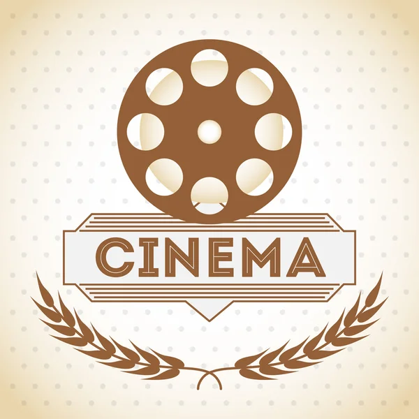 Cinéma divertissement design — Image vectorielle