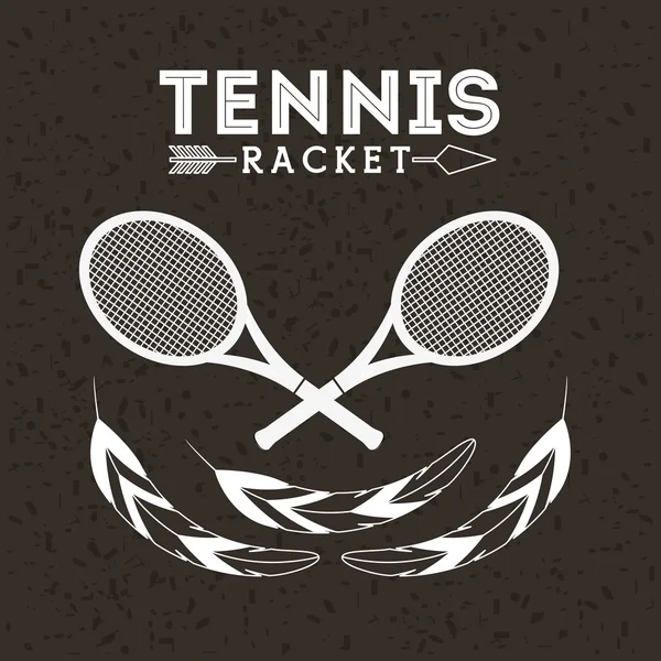 Tenis spor tasarım — Stok Vektör