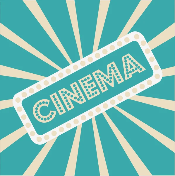 Cinema entertainment design — Stock Vector